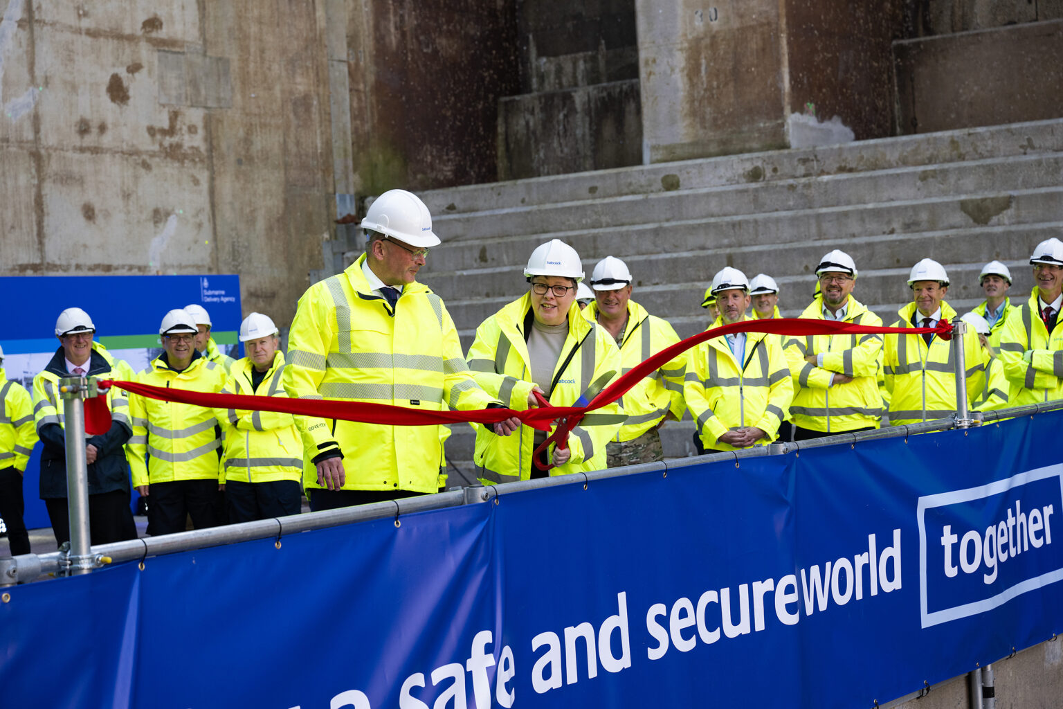 Defence Minister Maria Eagle MP opens submarine facility and Babcock Skills building at City College Plymouth